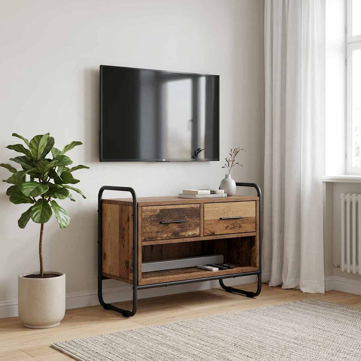 TV-skab 60 x 30 x 50 cm Konstrueret træ