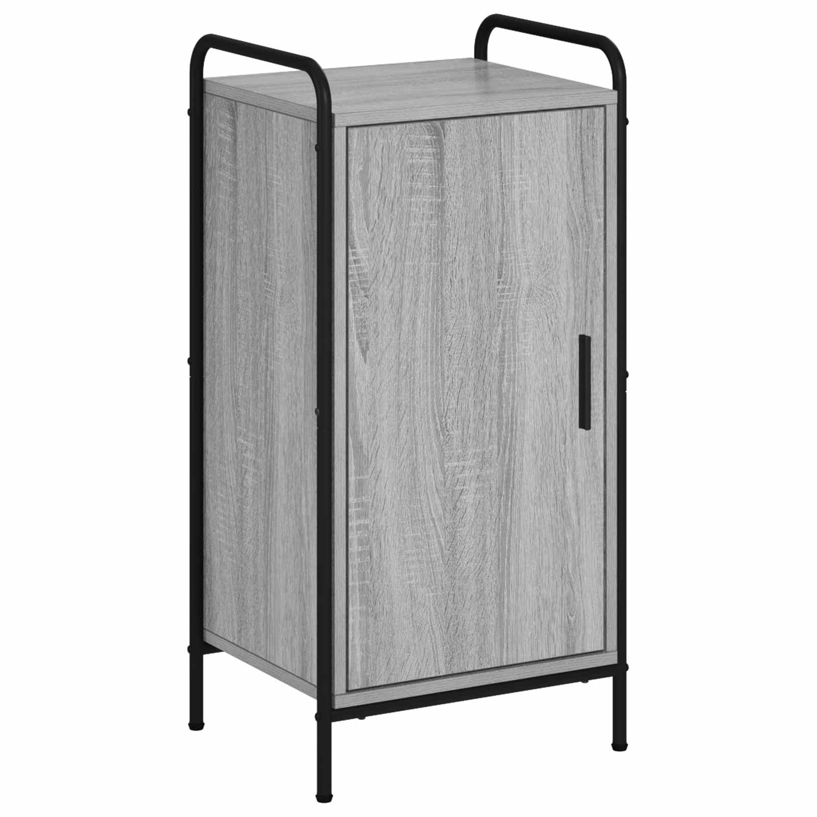 vidaXL Dressoir Grijs Sonoma 97 x 33 x 81 cm Bewerkt hout, foto 3
