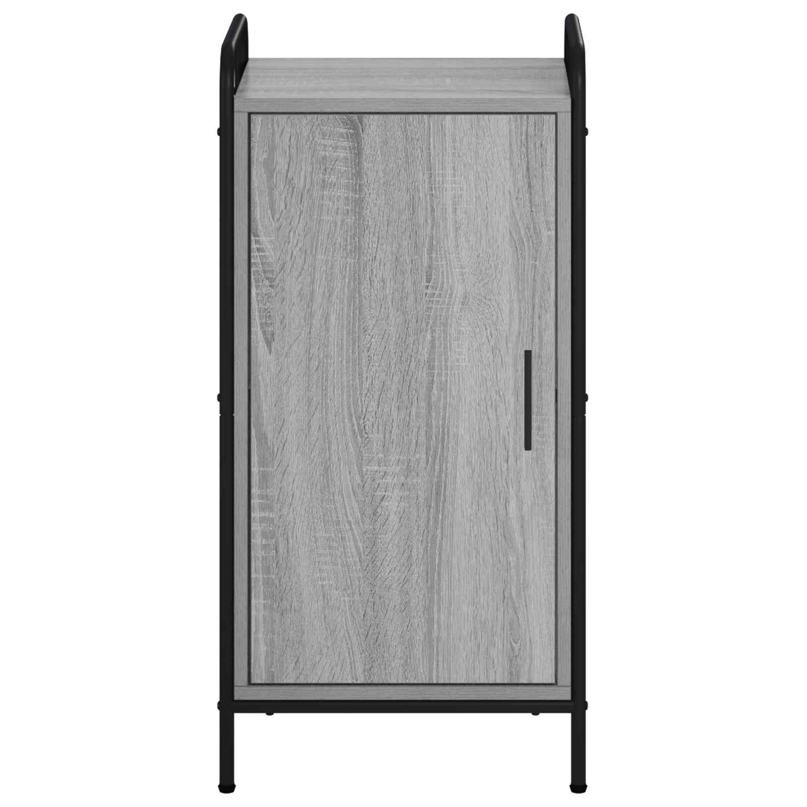 vidaXL Dressoir Grijs Sonoma 97 x 33 x 81 cm Bewerkt hout, foto 4