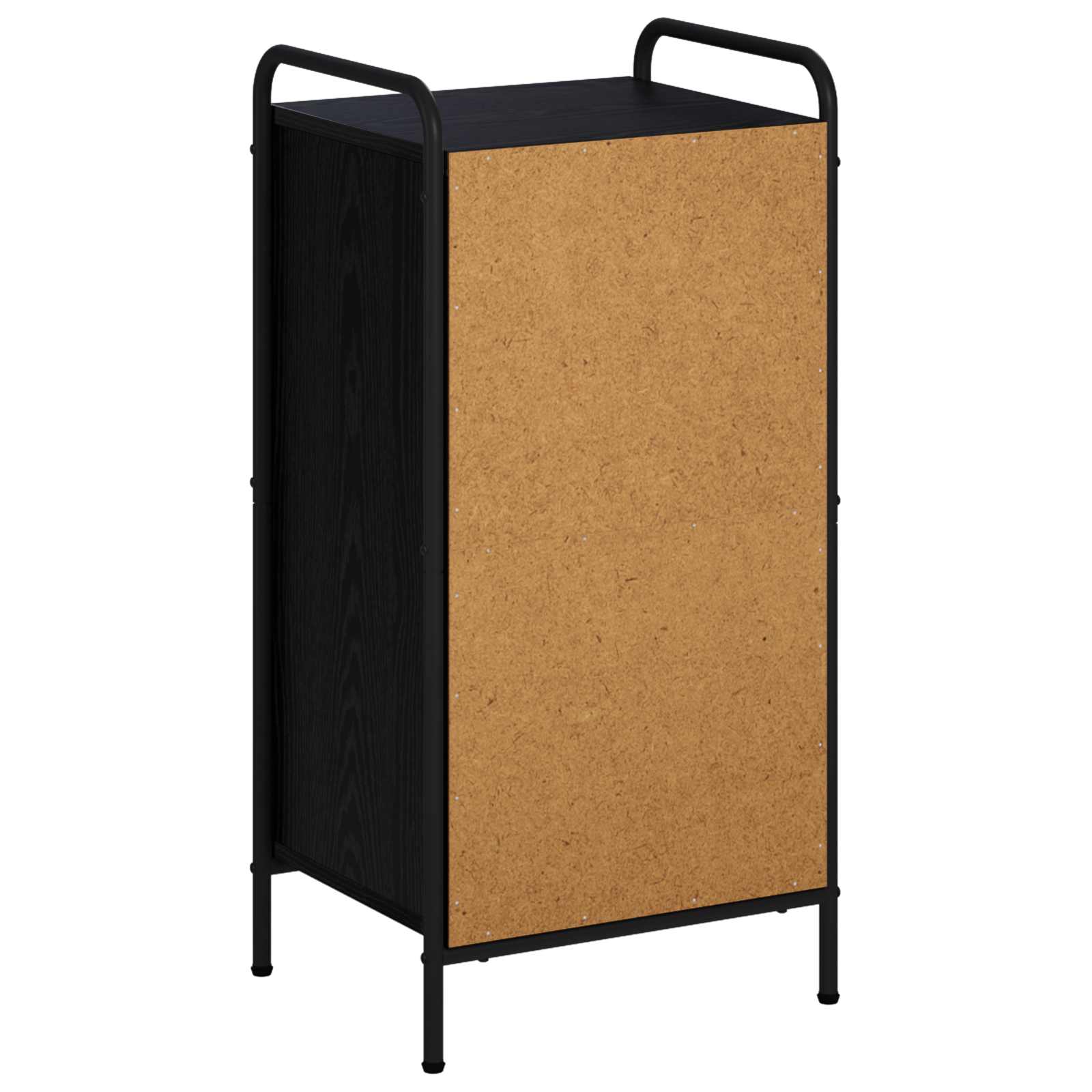 Strani šal Črni hrast 97 x 33 x 81 cm Inženirski les