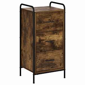 vidaXL K&otilde;ide Suitsutatud tamm 97 x 33 x 81 cm Tehispuit