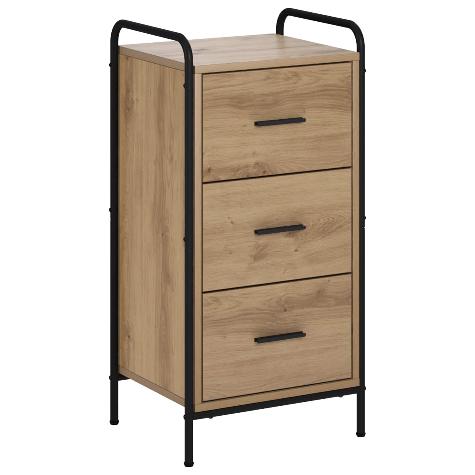 vidaXL Servírovacia skriňa Dub artisan 97 x 33 x 81 cm