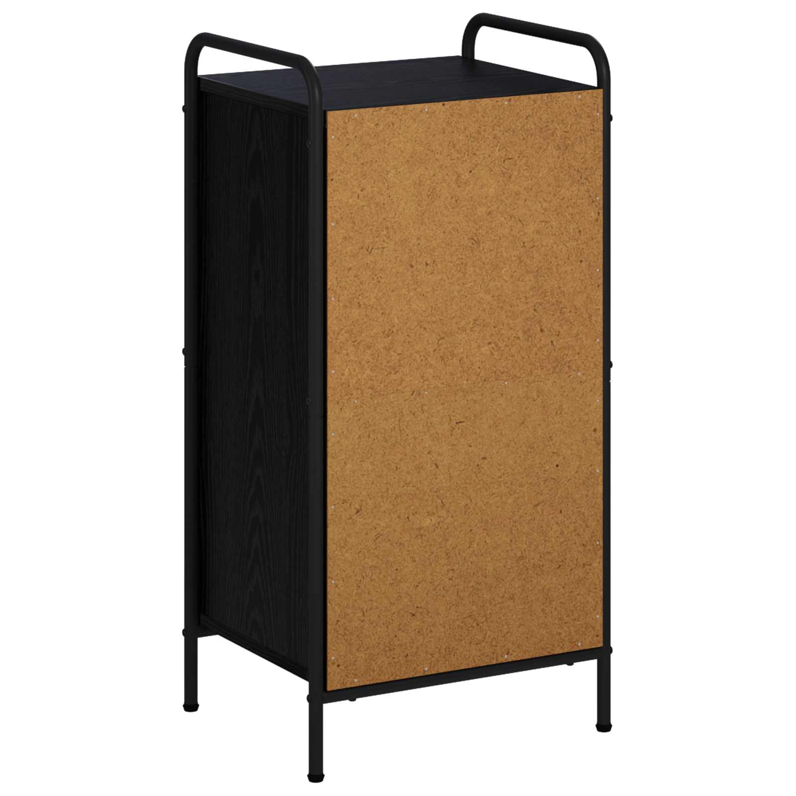 Strani šal Črni hrast 97 x 33 x 81 cm Inženirski les