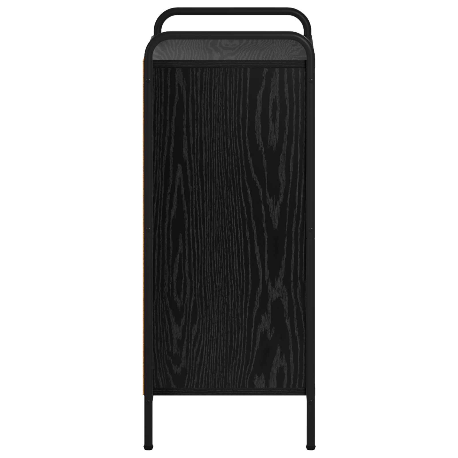 Strani šal Črni hrast 97 x 33 x 81 cm Inženirski les