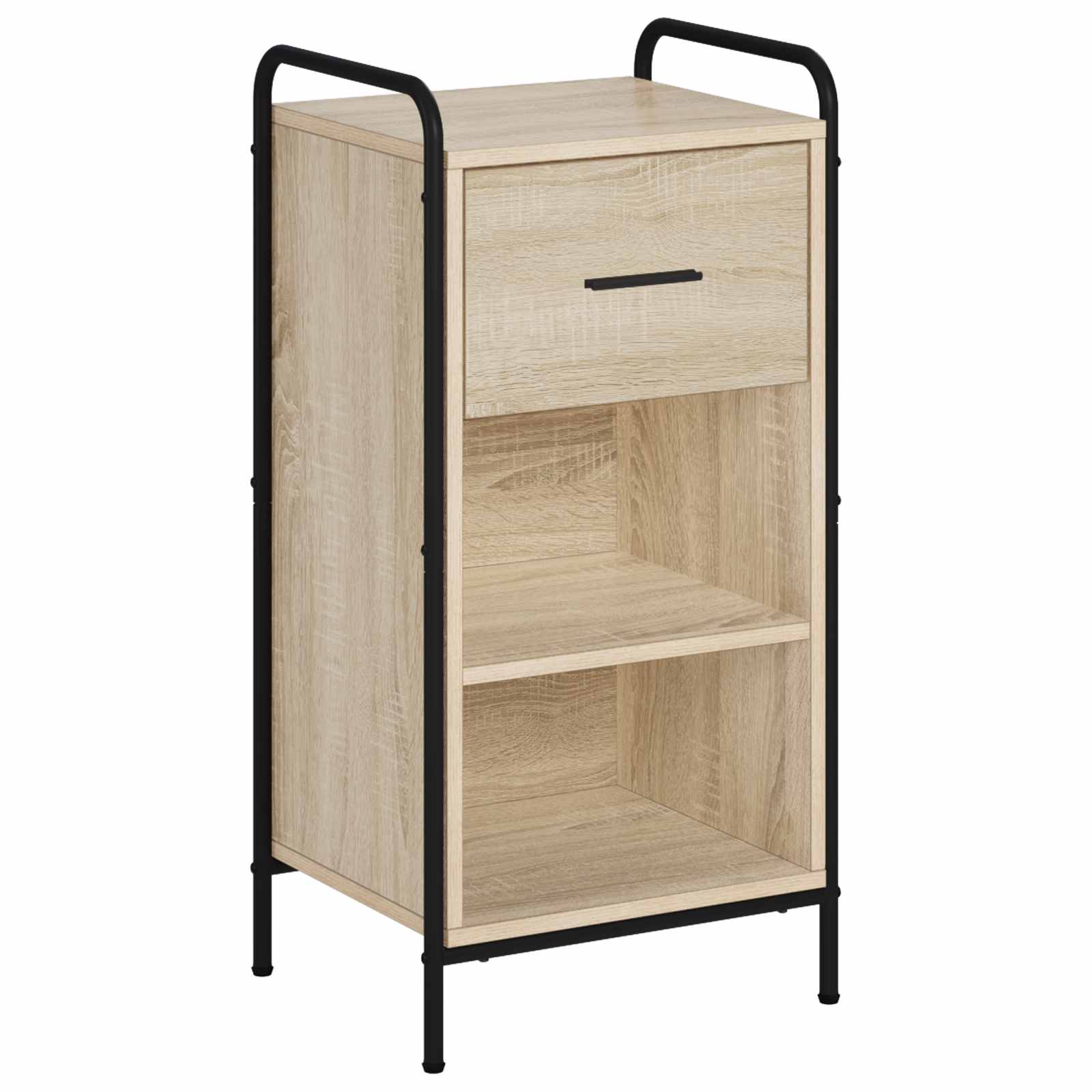 Strani šal Sonoma hrast 97 x 33 x 81 cm Inženirski les