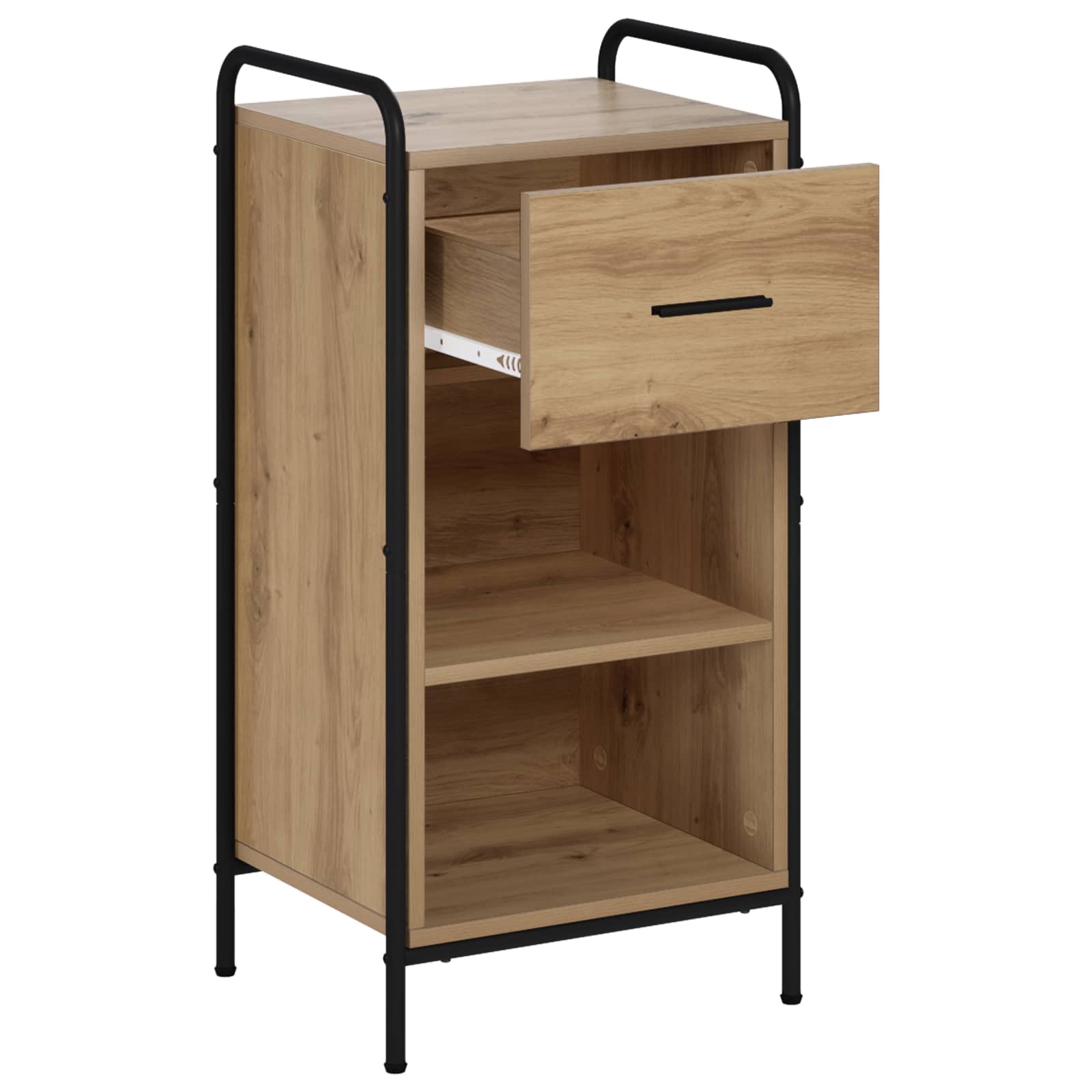 Strani šal Artisan hrast 97 x 33 x 81 cm Inženirski les