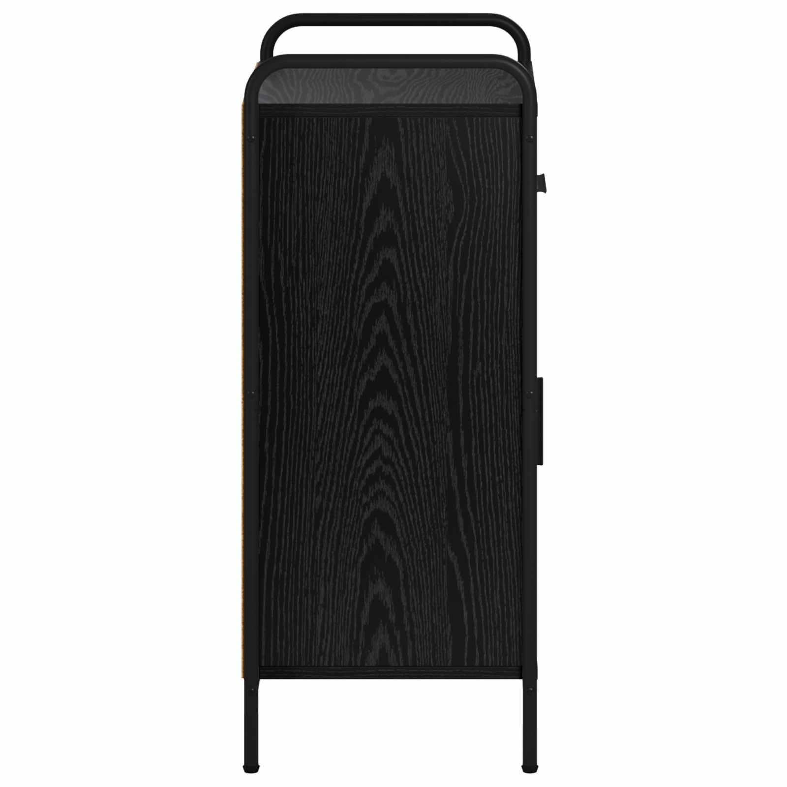 Strani šal Črni hrast 97 x 33 x 81 cm Inženirski les