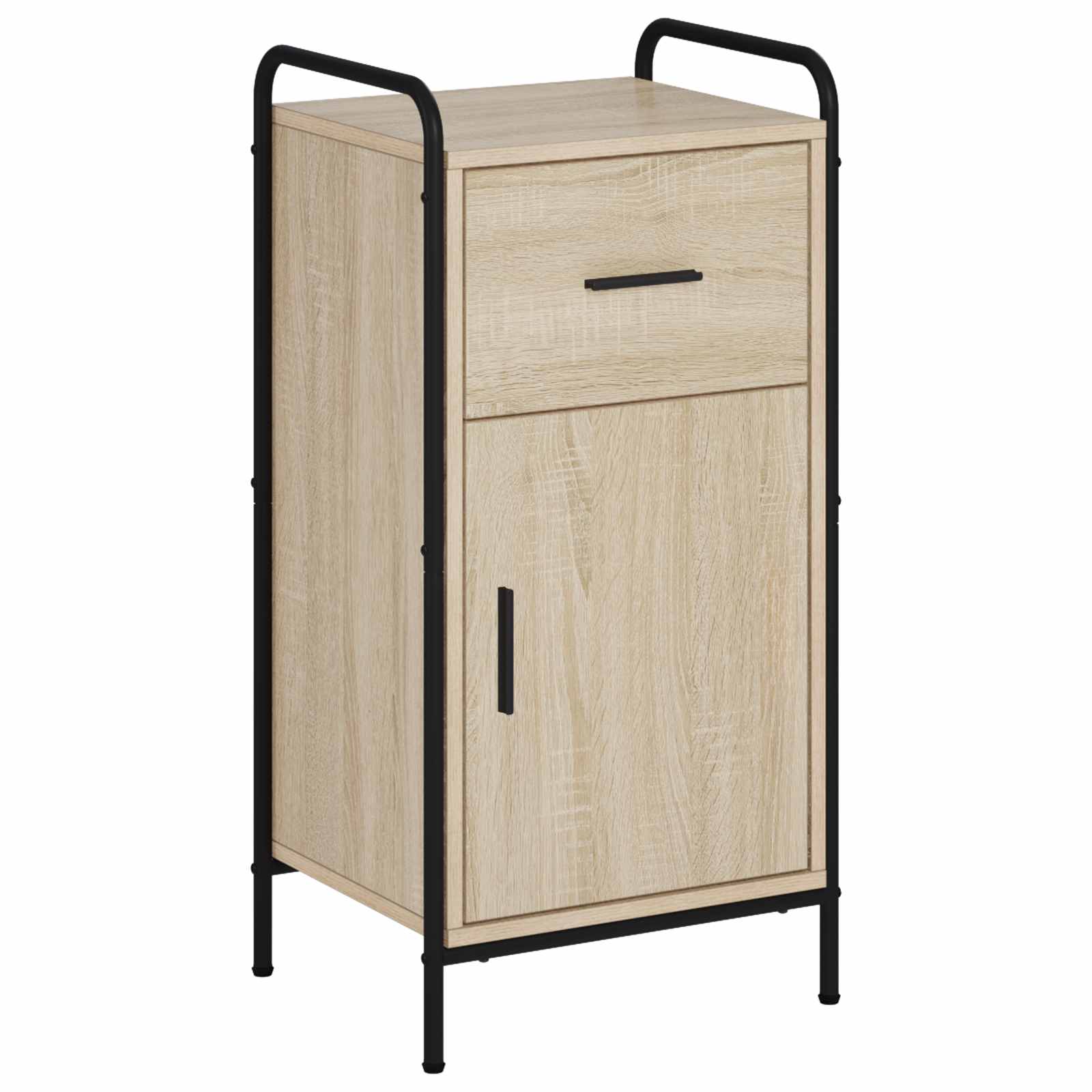 Strani šal Sonoma hrast 97 x 33 x 81 cm Inženirski les