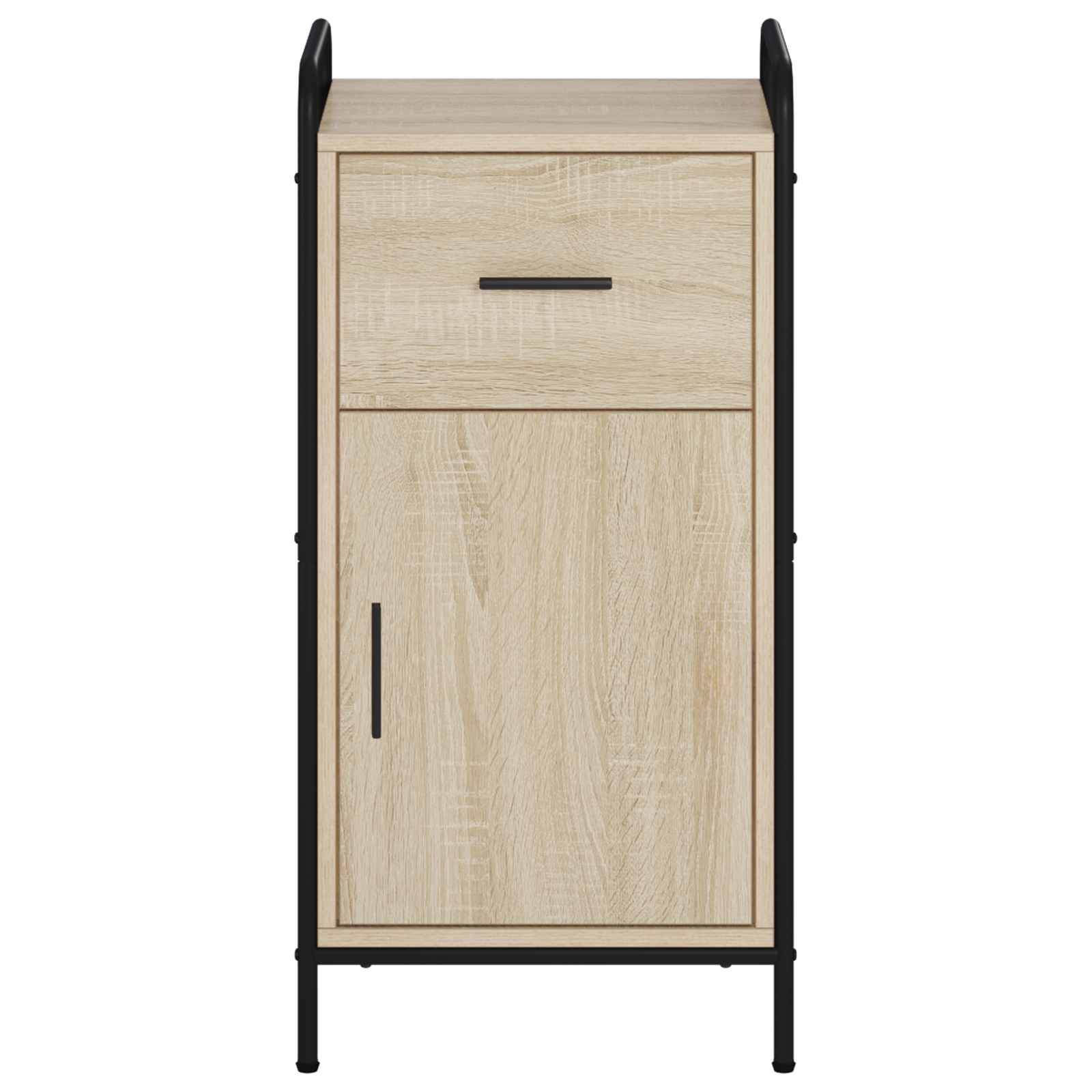 Strani šal Sonoma hrast 97 x 33 x 81 cm Inženirski les