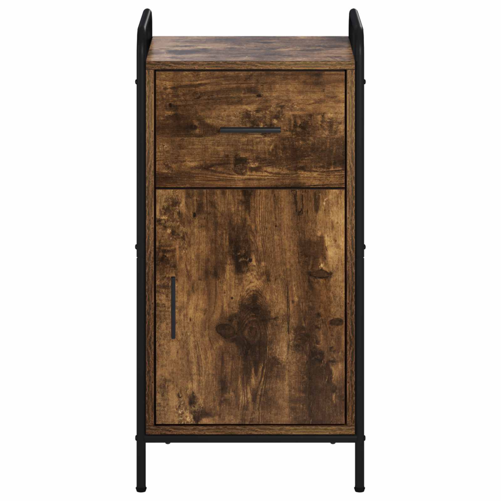 Strani šal Dimljen hrast 97 x 33 x 81 cm Inženirski les