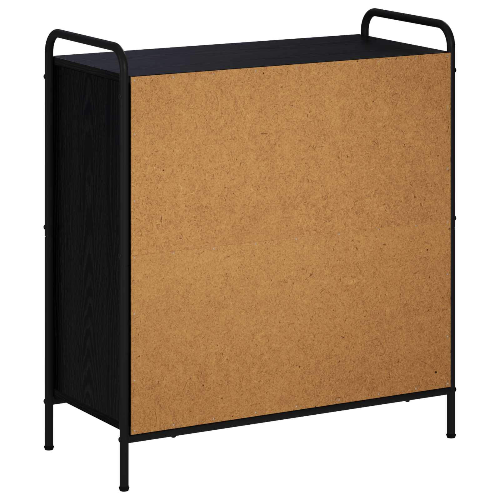 Strani šal Črni hrast 97 x 33 x 81 cm Inženirski les