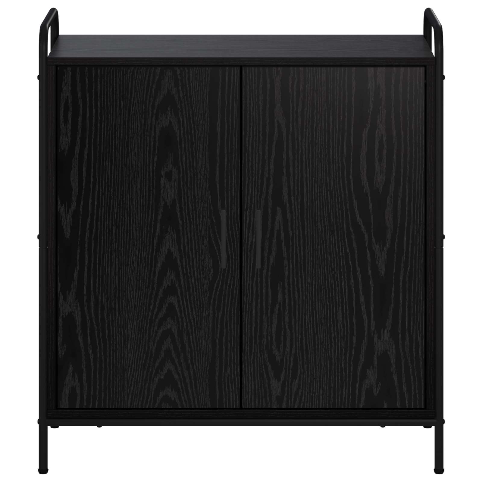 Strani šal Črni hrast 97 x 33 x 81 cm Inženirski les