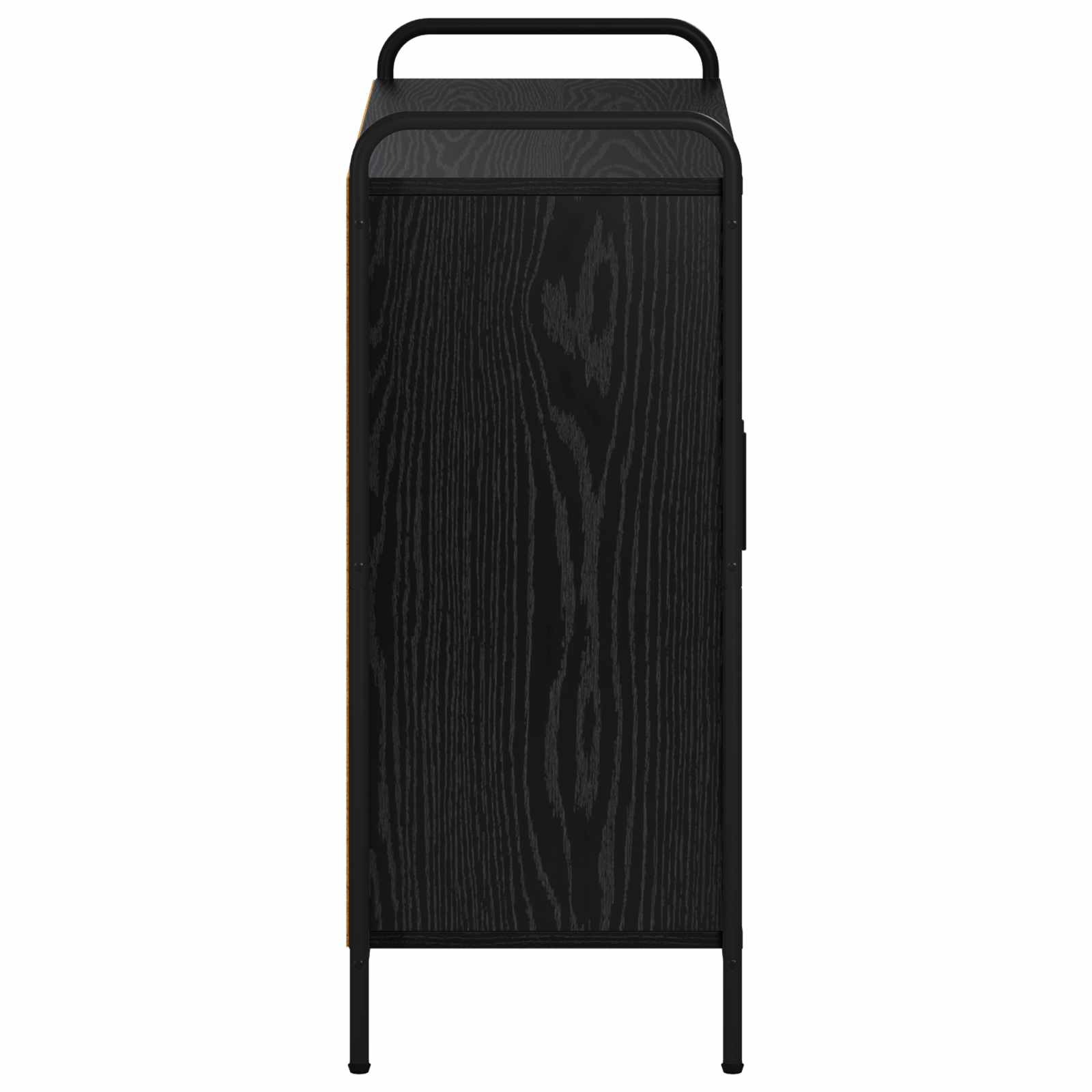 Strani šal Črni hrast 97 x 33 x 81 cm Inženirski les