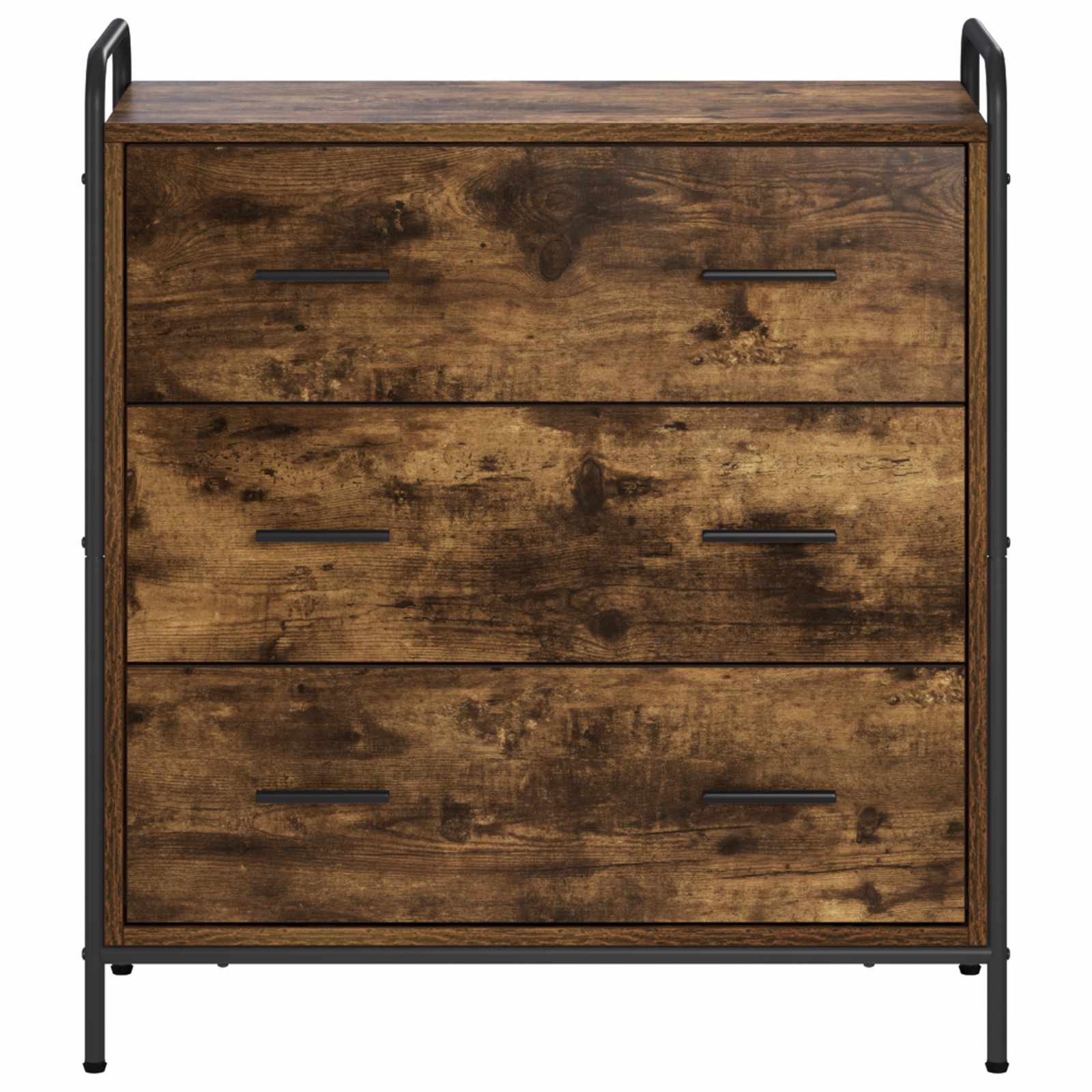 Strani šal Dimljen hrast 97 x 33 x 81 cm Inženirski les