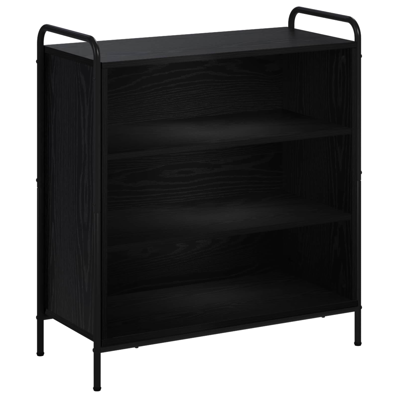 Strani šal Črni hrast 97 x 33 x 81 cm Inženirski les