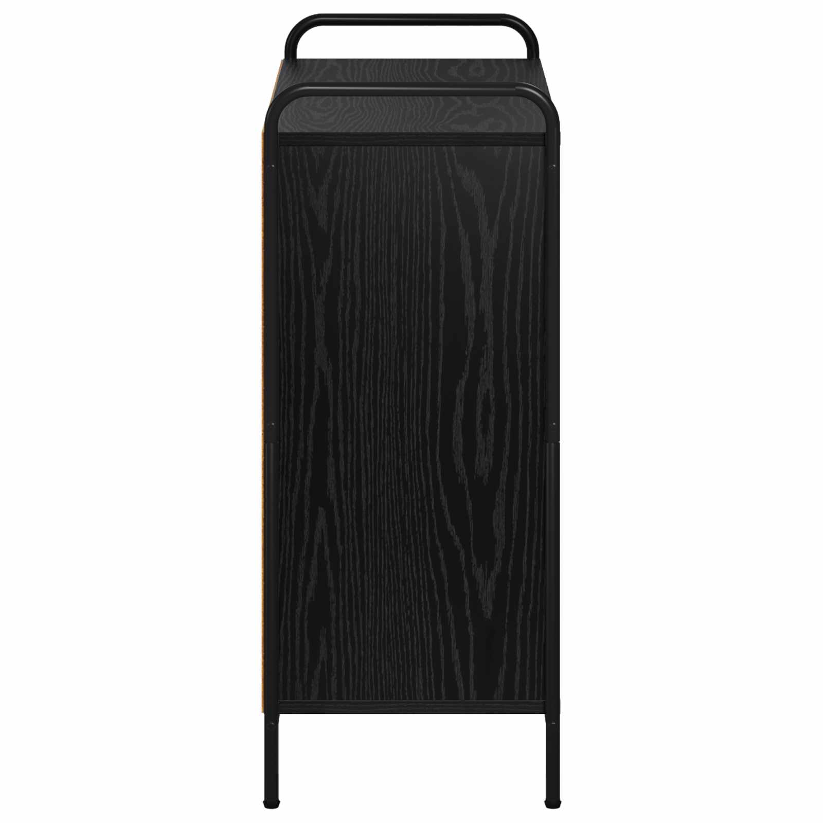 Strani šal Črni hrast 97 x 33 x 81 cm Inženirski les
