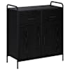 vidaXL K&otilde;ide Must tamm 97 x 33 x 81 cm Tehispuit