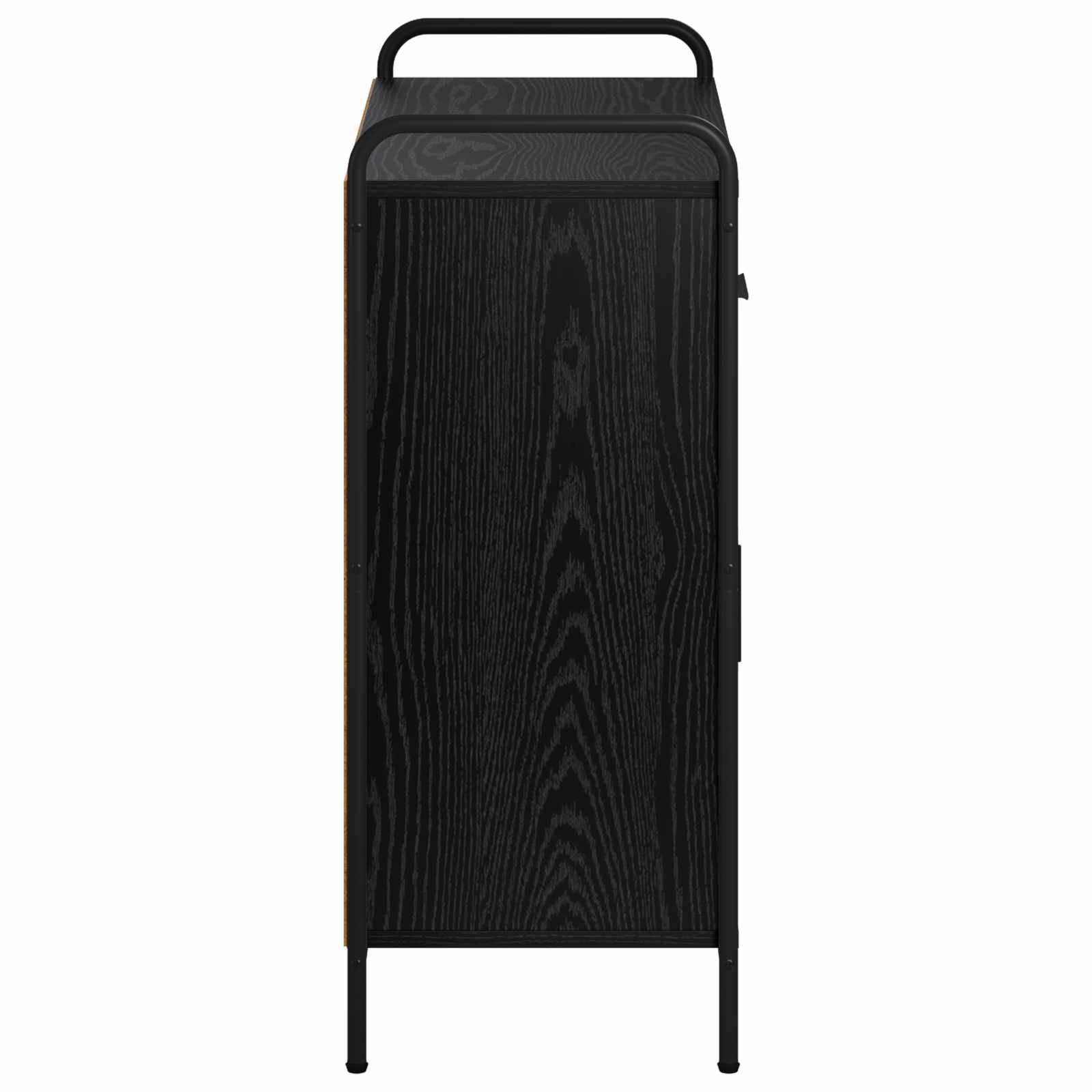Strani šal Črni hrast 97 x 33 x 81 cm Inženirski les