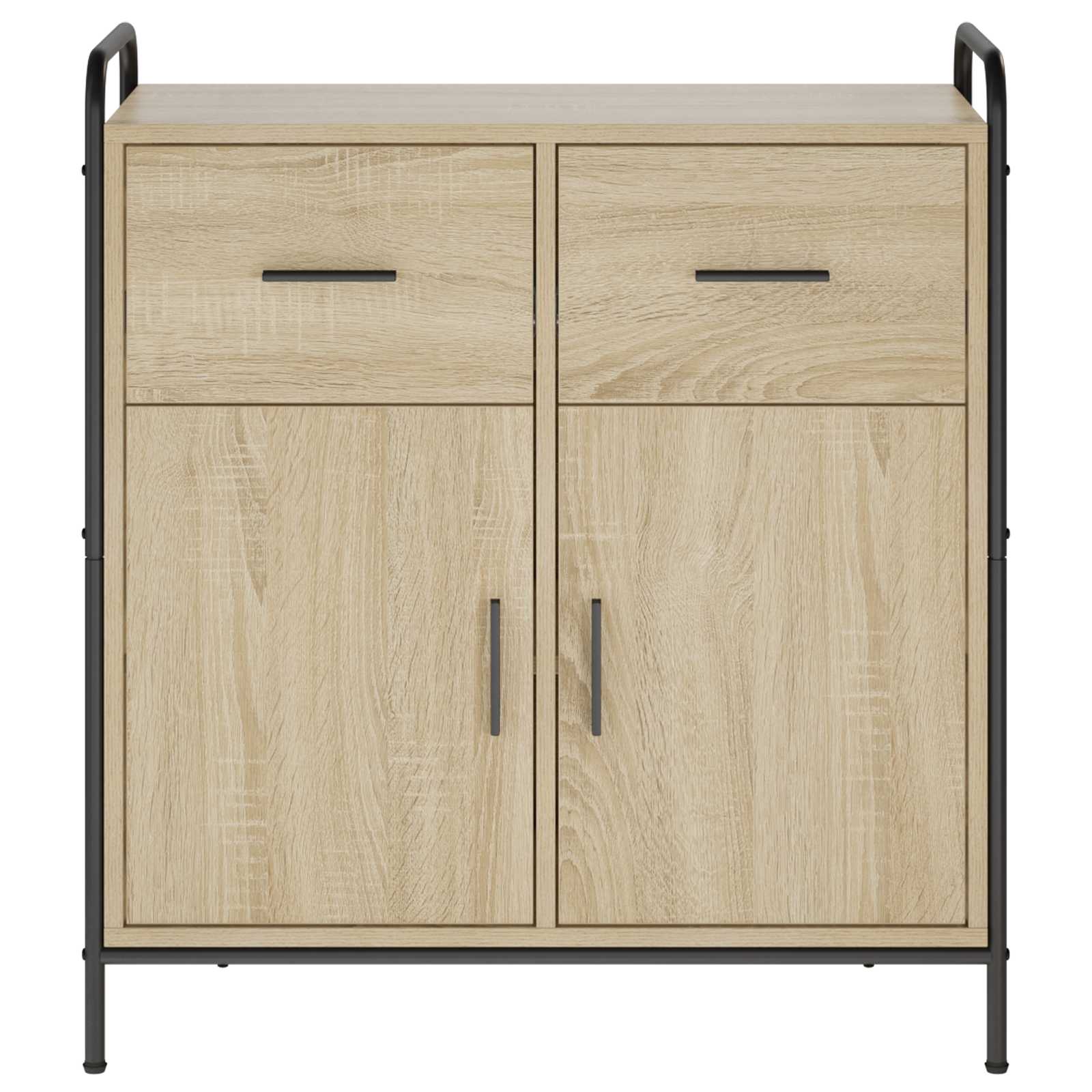 Strani šal Sonoma hrast 97 x 33 x 81 cm Inženirski les