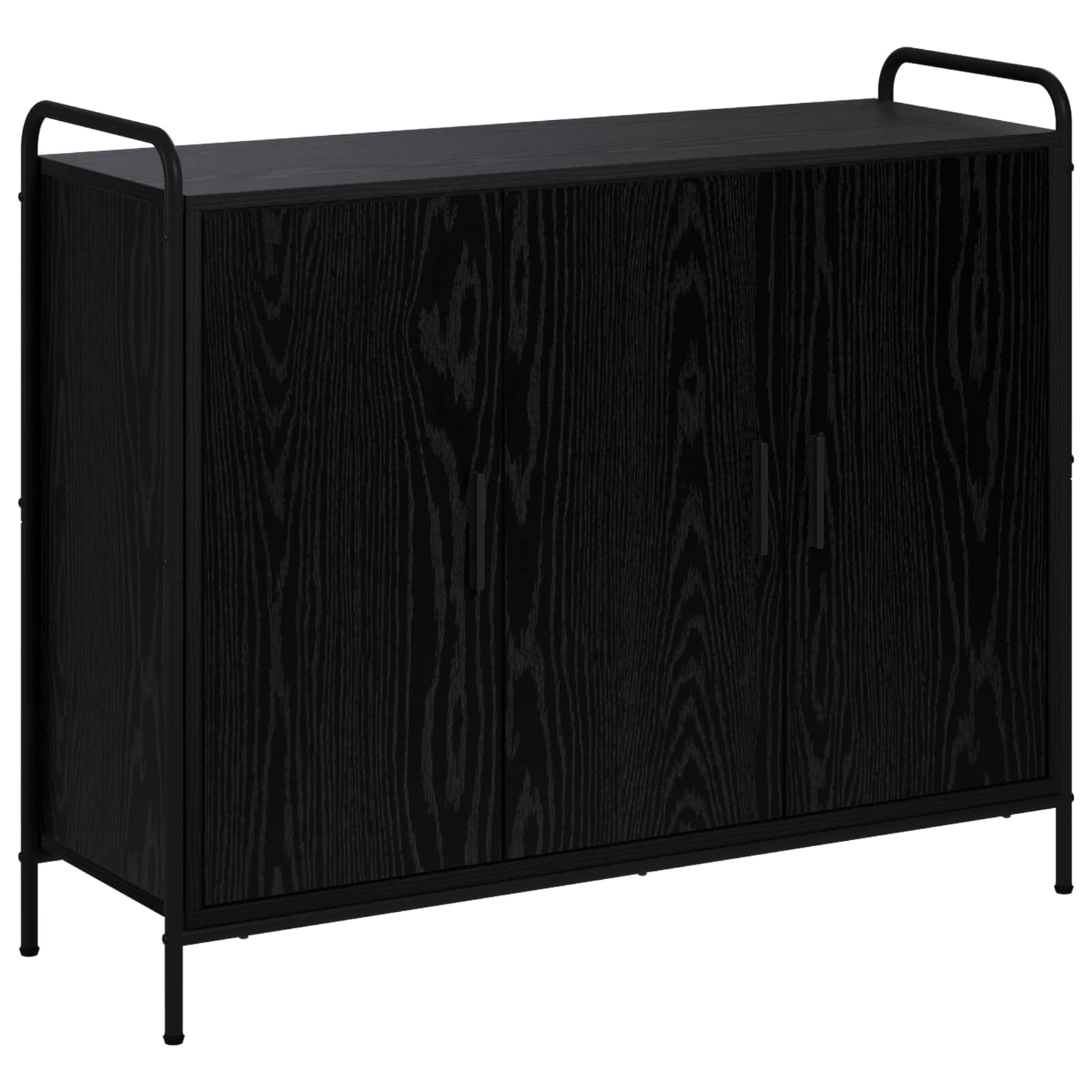 Strani šal Črni hrast 97 x 33 x 81 cm Inženirski les
