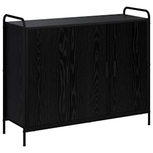 vidaXL K&otilde;ide Must tamm 97 x 33 x 81 cm Tehispuit