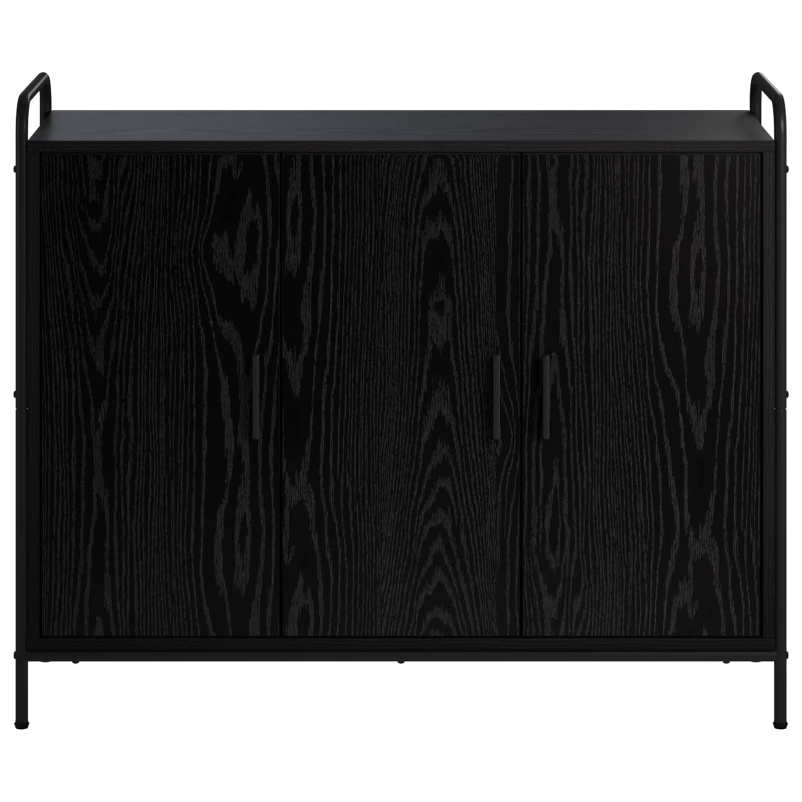 Strani šal Črni hrast 97 x 33 x 81 cm Inženirski les