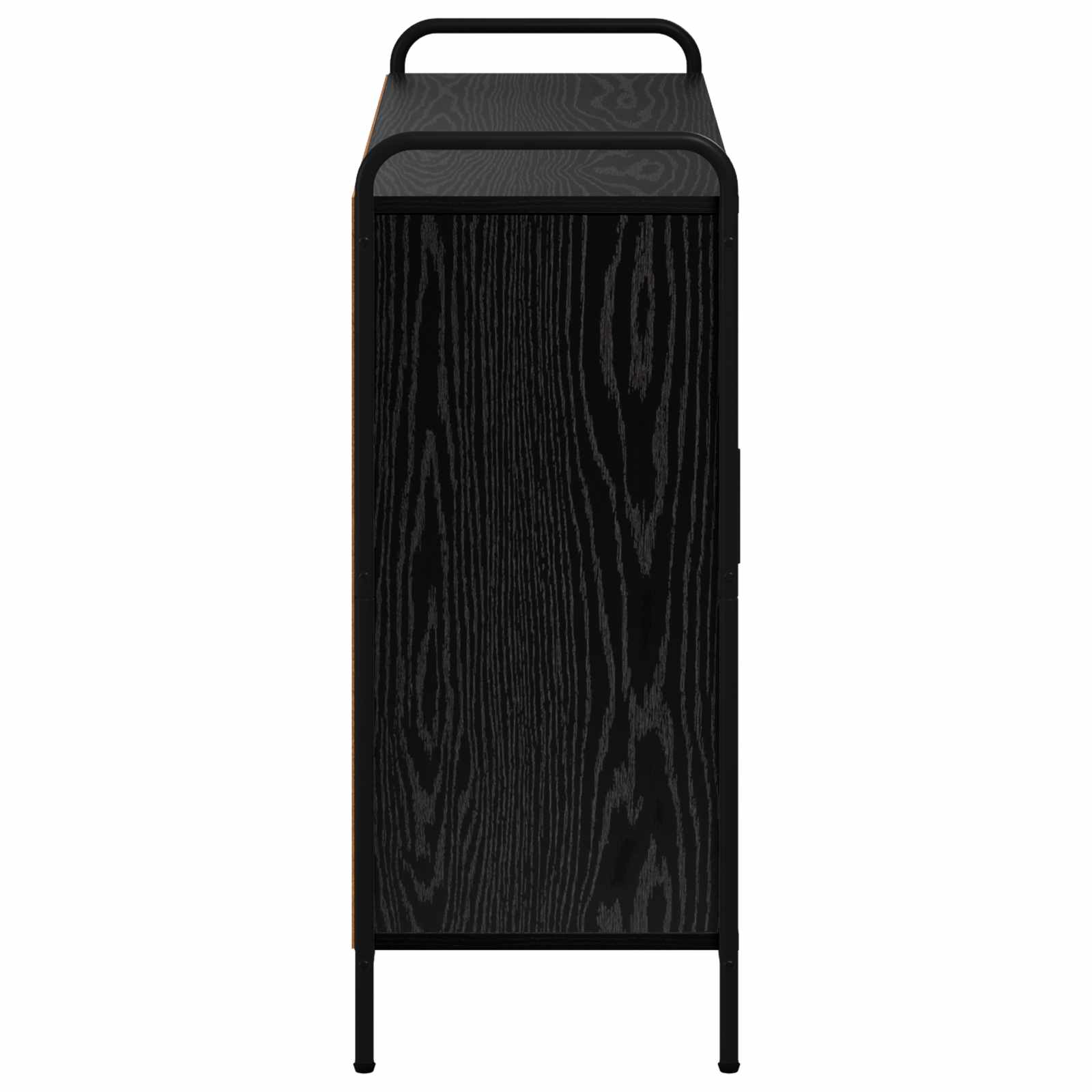 Strani šal Črni hrast 97 x 33 x 81 cm Inženirski les