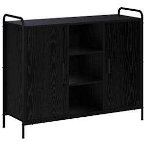 vidaXL K&otilde;ide Must tamm 97 x 33 x 81 cm Tehispuit