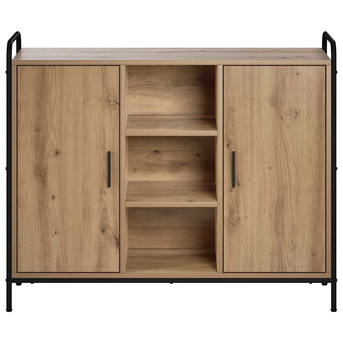 Sideboard 97 x 33 x 81 cm Konstrueret træ - Billede 4