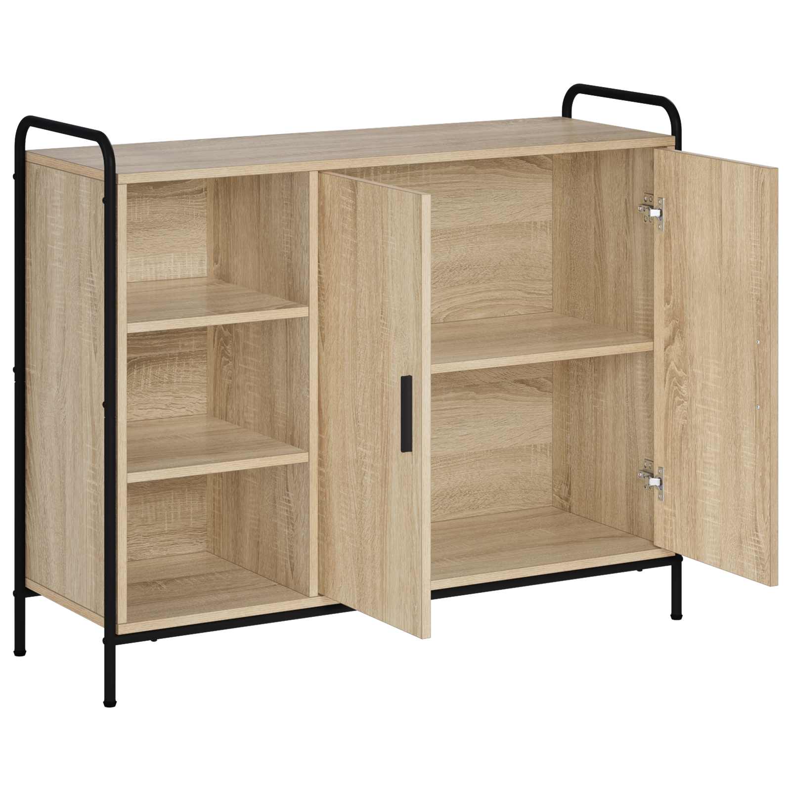 Strani šal Sonoma hrast 97 x 33 x 81 cm Inženirski les