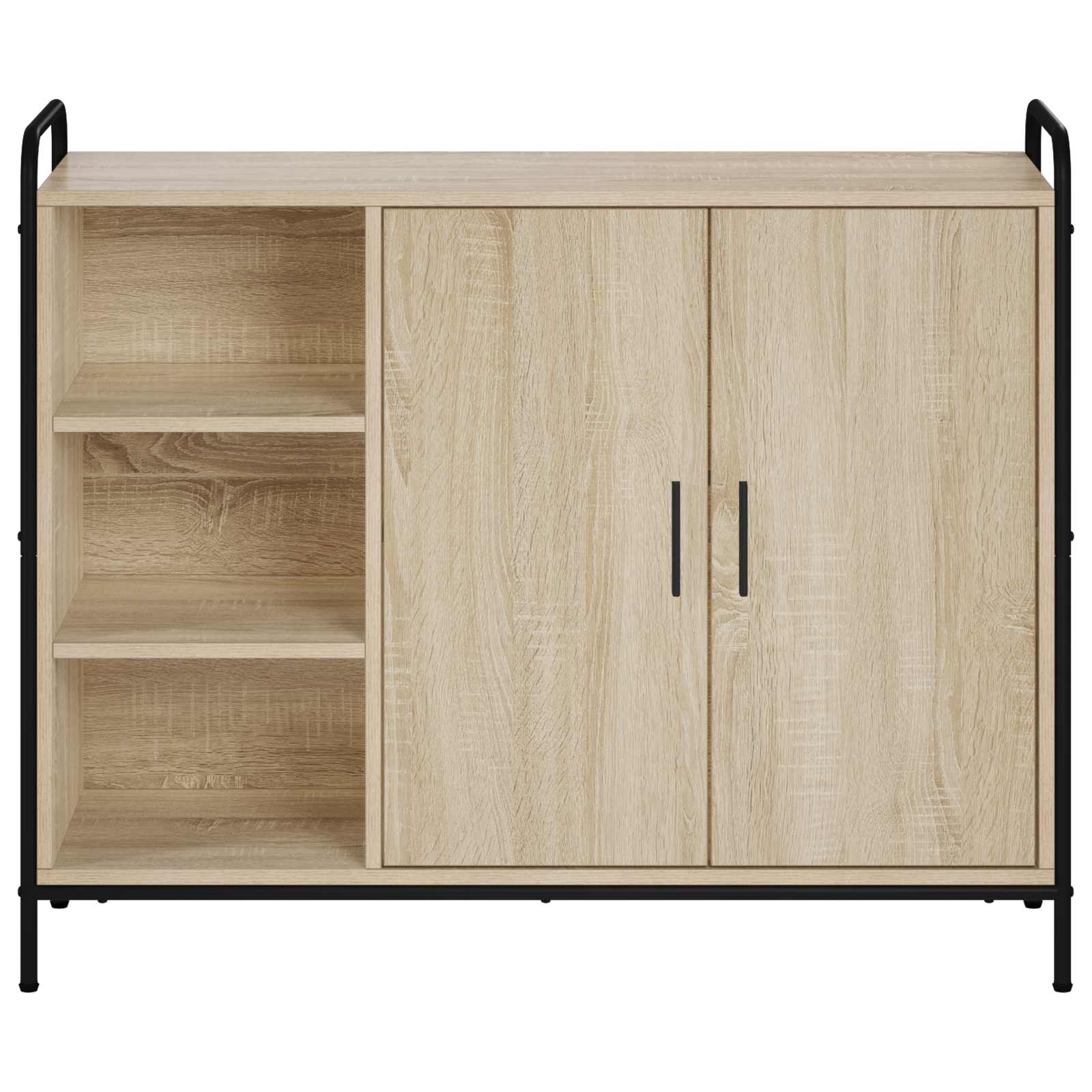 Strani šal Sonoma hrast 97 x 33 x 81 cm Inženirski les