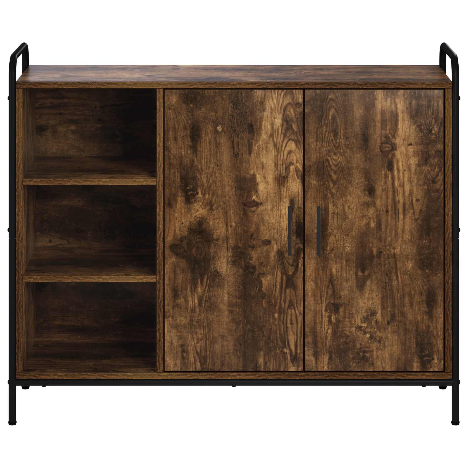 Strani šal Dimljen hrast 97 x 33 x 81 cm Inženirski les