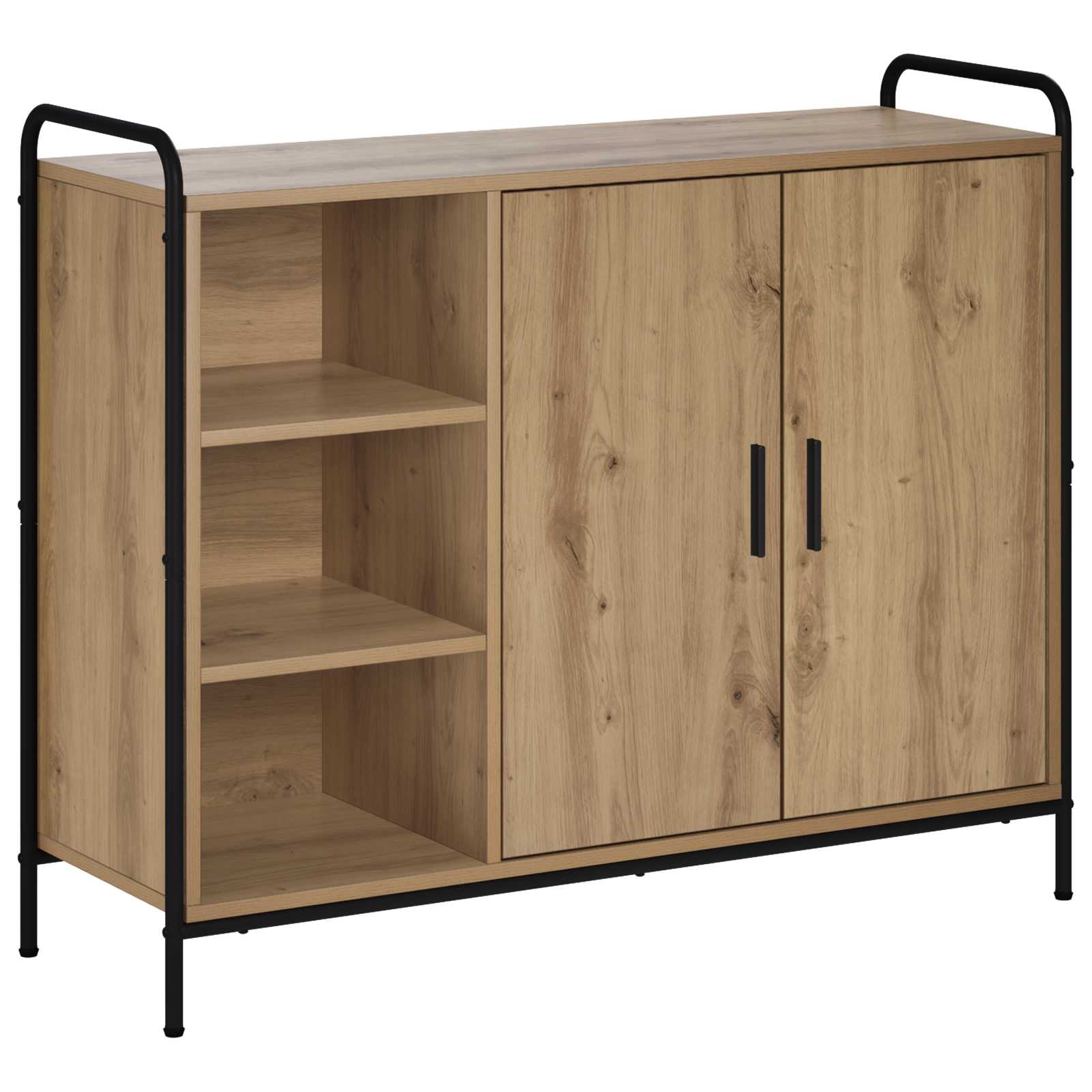 vidaXL Servírovacia skriňa Dub artisan 97 x 33 x 81 cm