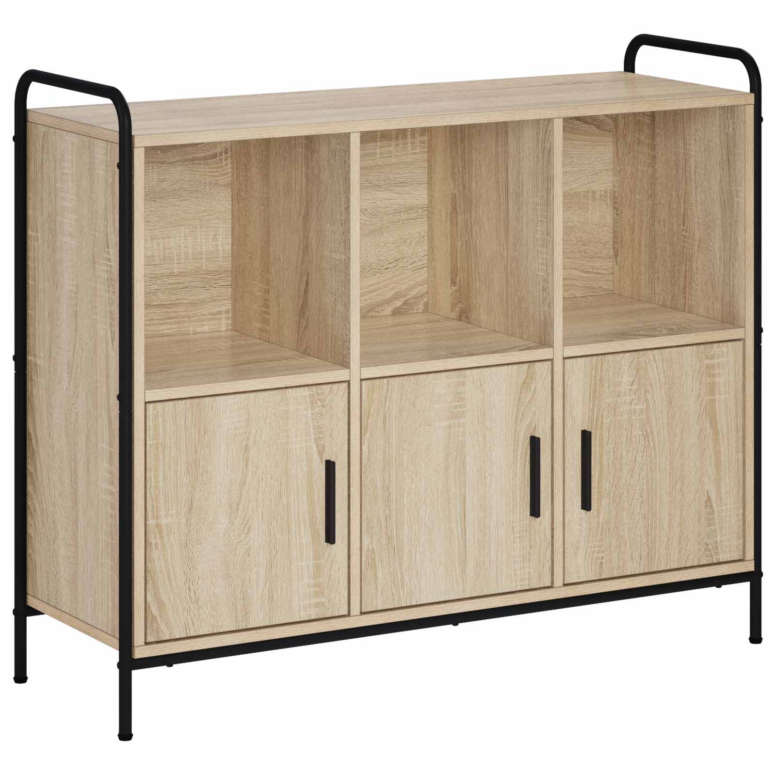 Strani šal Sonoma hrast 97 x 33 x 81 cm Inženirski les