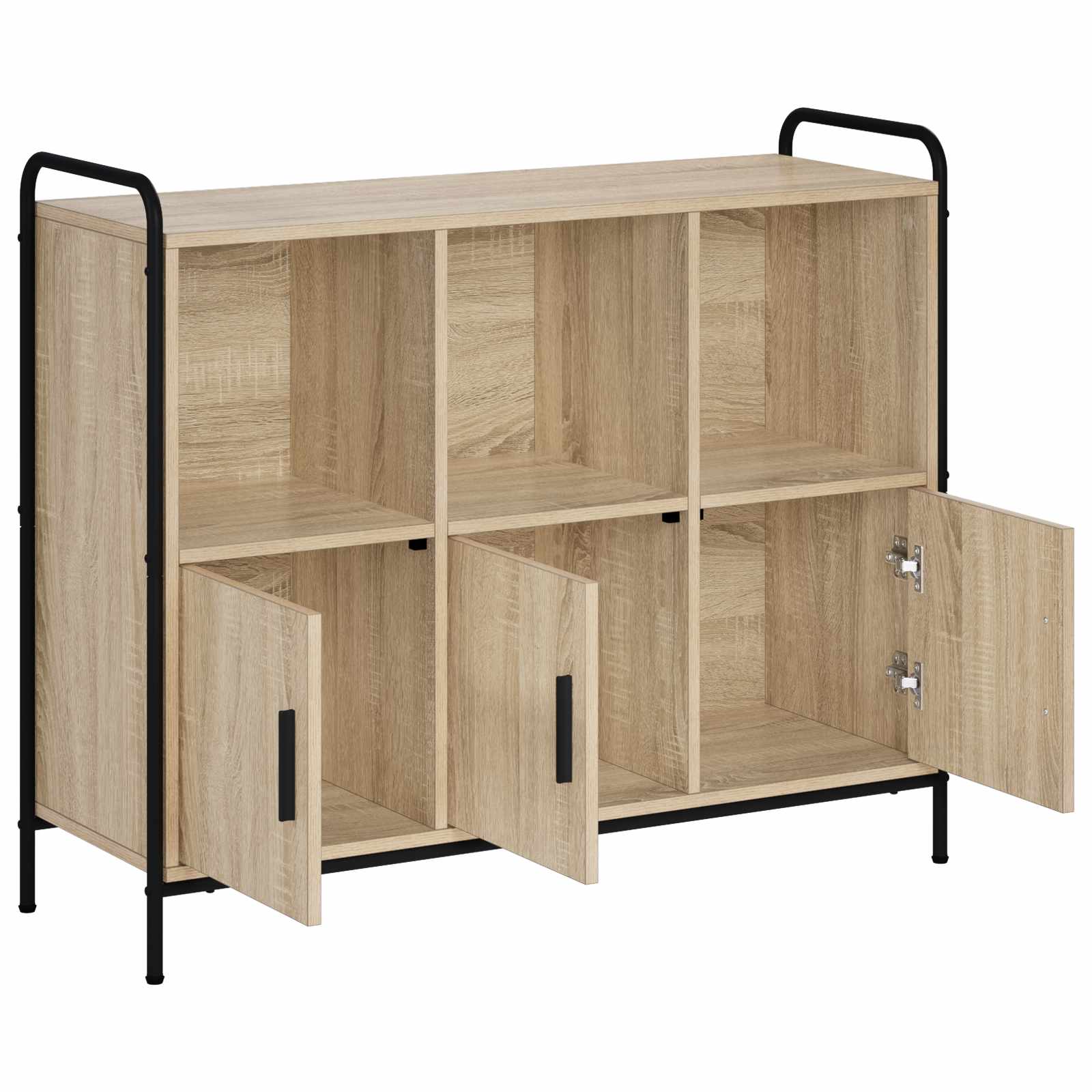 Strani šal Sonoma hrast 97 x 33 x 81 cm Inženirski les