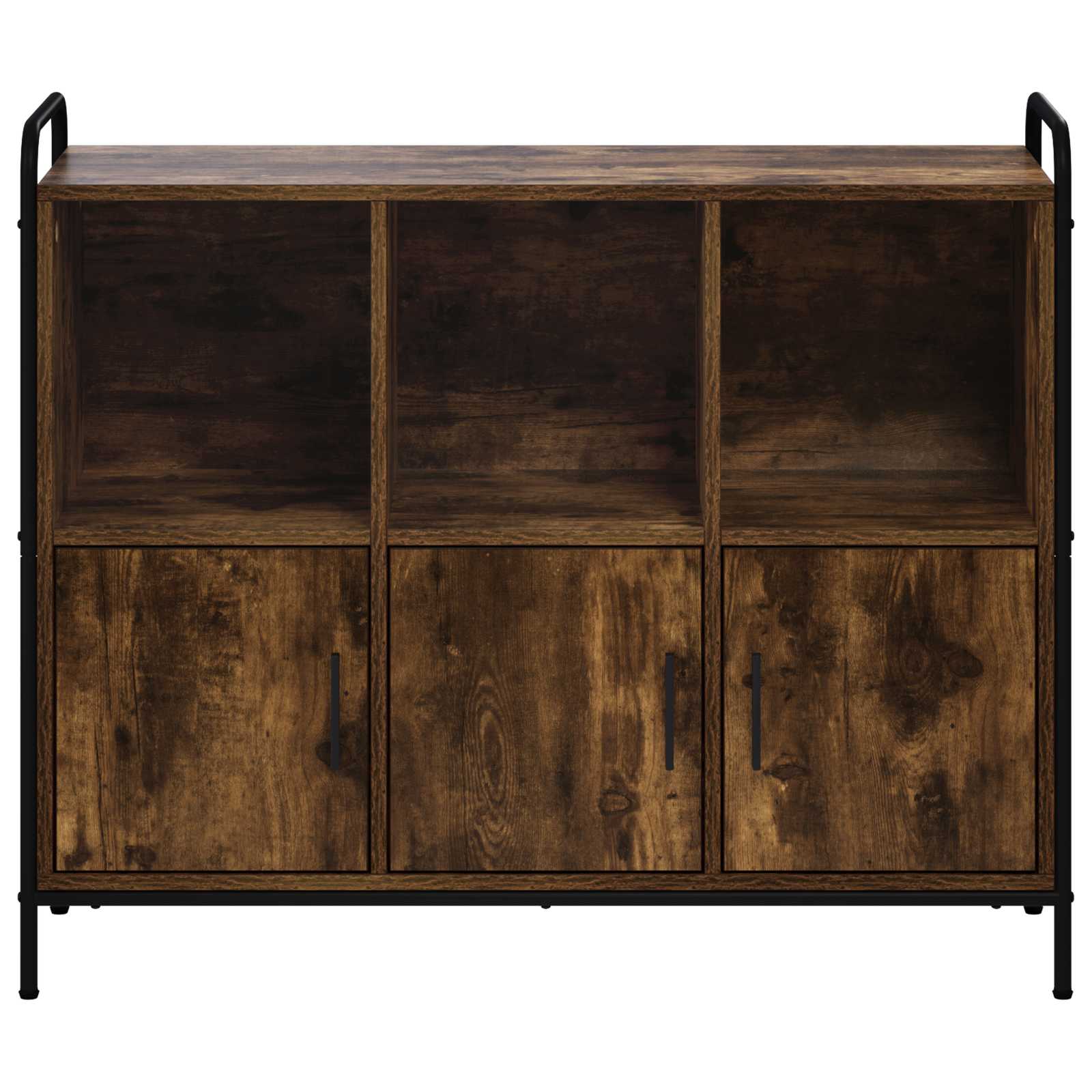 Strani šal Dimljen hrast 97 x 33 x 81 cm Inženirski les