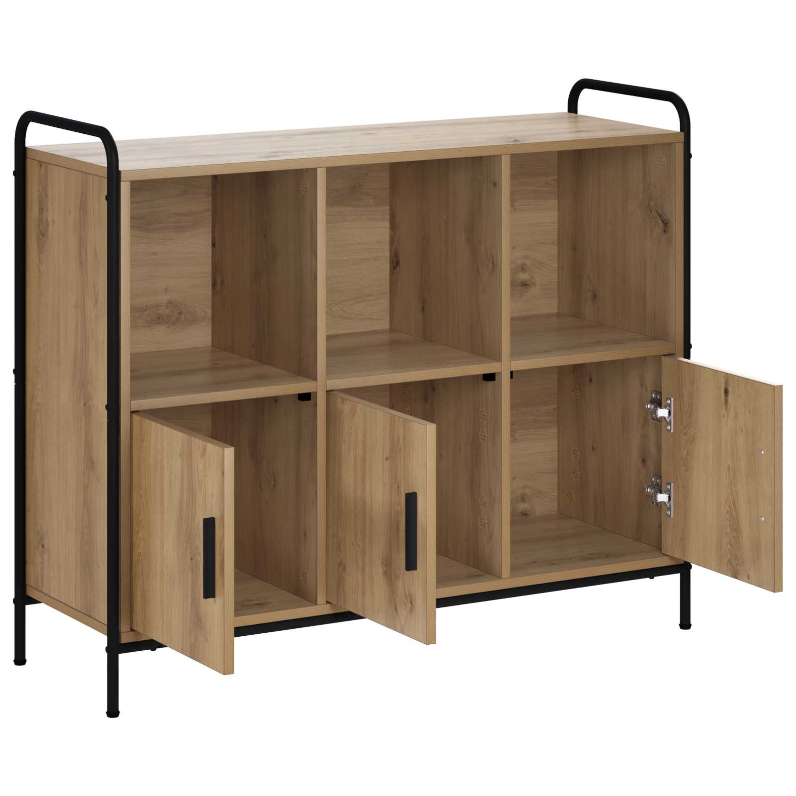 Strani šal Artisan hrast 97 x 33 x 81 cm Inženirski les