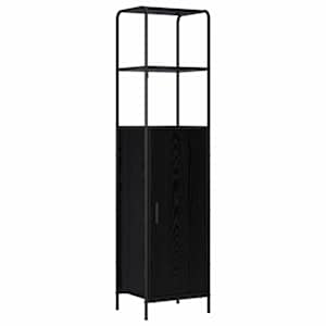 vidaXL K&otilde;rgushein Must tamm 40 x 33 x 161 cm Tehispuit