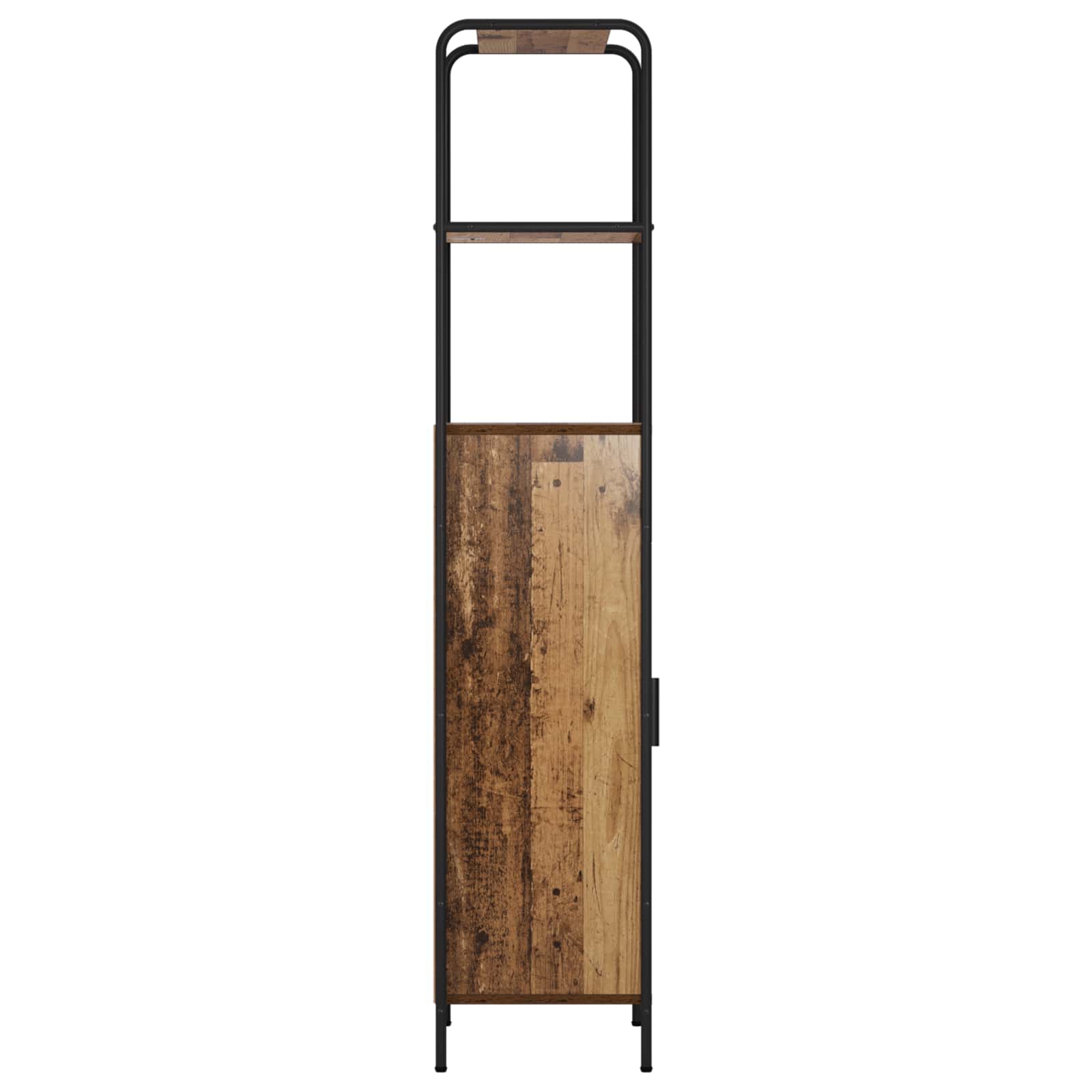 Visok predalnik Star les 40 x 33 x 161 cm Inženirski les