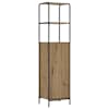 vidaXL K&otilde;rgushein Artisan tamm 40 x 33 x 161 cm Tehispuit