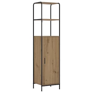 vidaXL K&otilde;rgushein Artisan tamm 40 x 33 x 161 cm Tehispuit