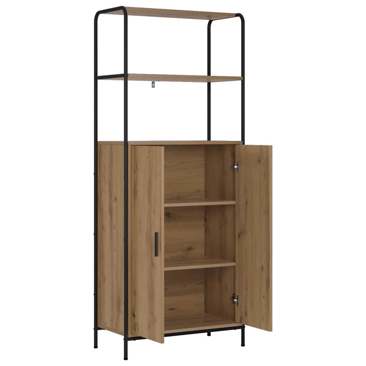 Highboard 40 x 33 x 161 cm Konstrueret træ - Billede 3