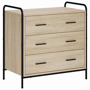 vidaXL Sahtlib&uuml;roo Sonoma tamm 70 x 39,5 x 71 cm Tehispuit