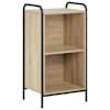 vidaXL Raamaturiiul 55,5 x 33 x 174 cm Tehispuit Sonoma tamm