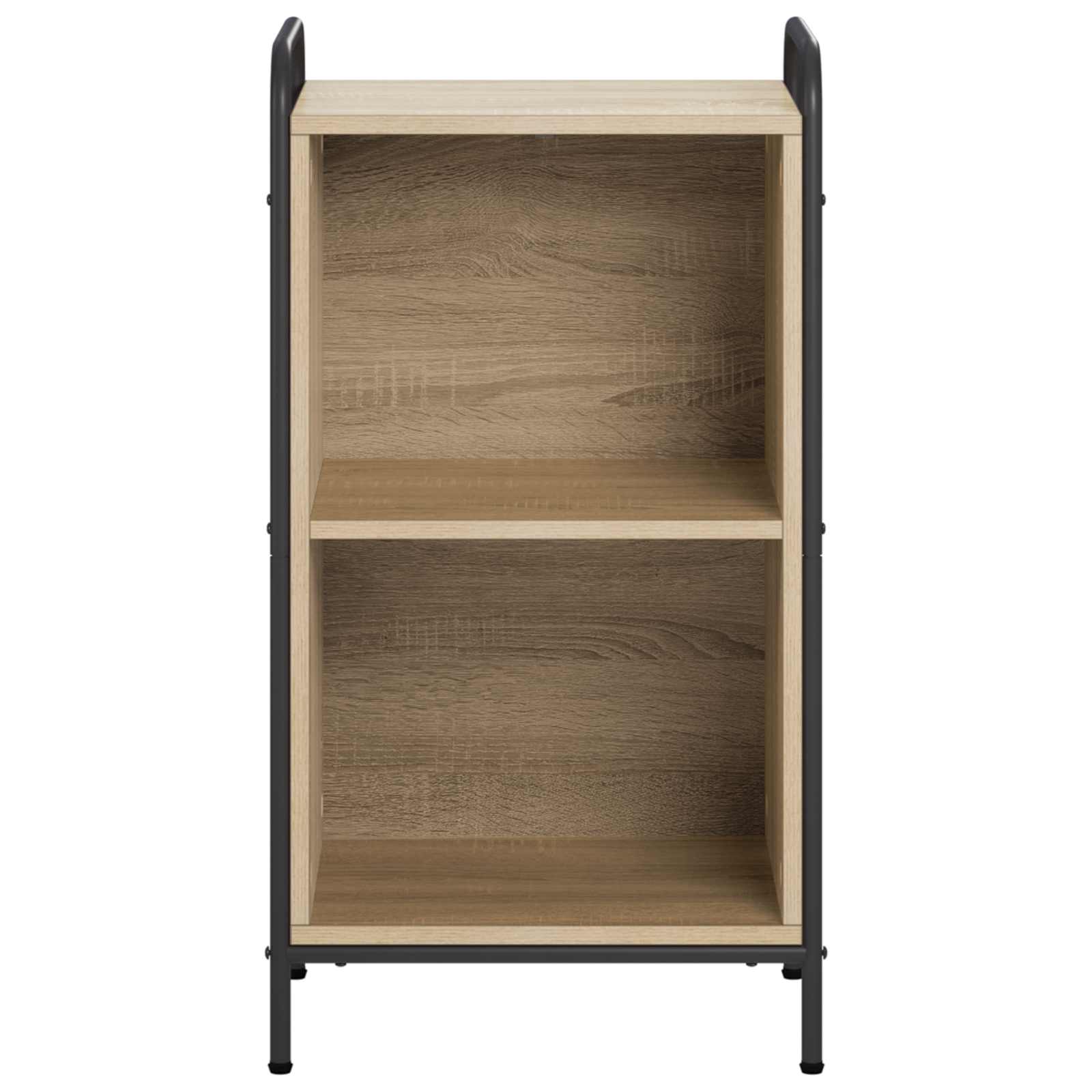 vidaXL - Boekenkast - 55,5 - x - 33 - x - 174 - cm - Bewerkt - hout - Sonoma - Eiken