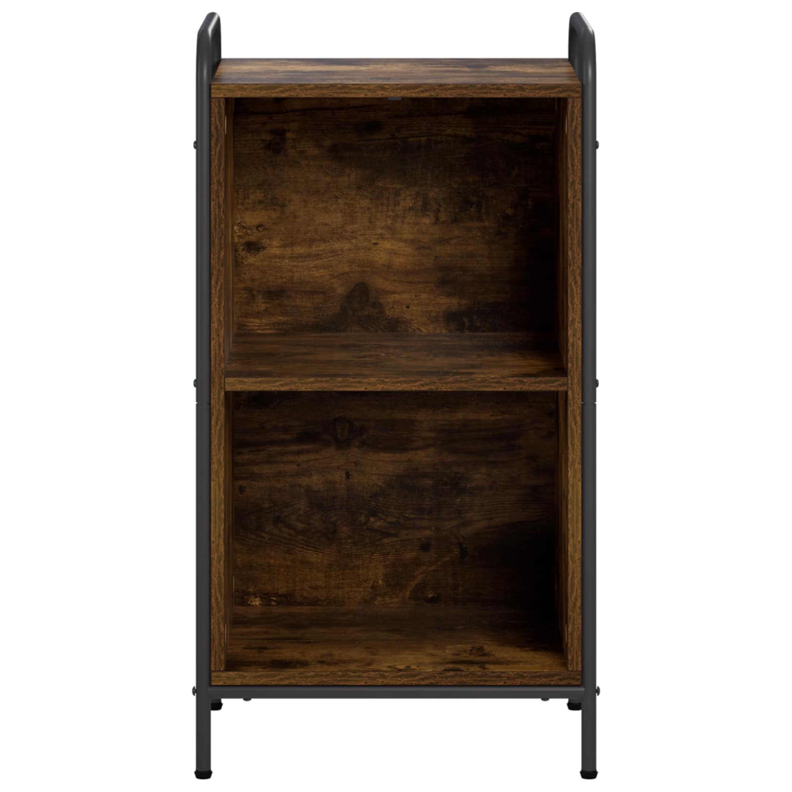 vidaXL - Boekenkast - 55,5 - x - 33 - x - 174 - cm - Bewerkt - hout - Gerookt - eiken