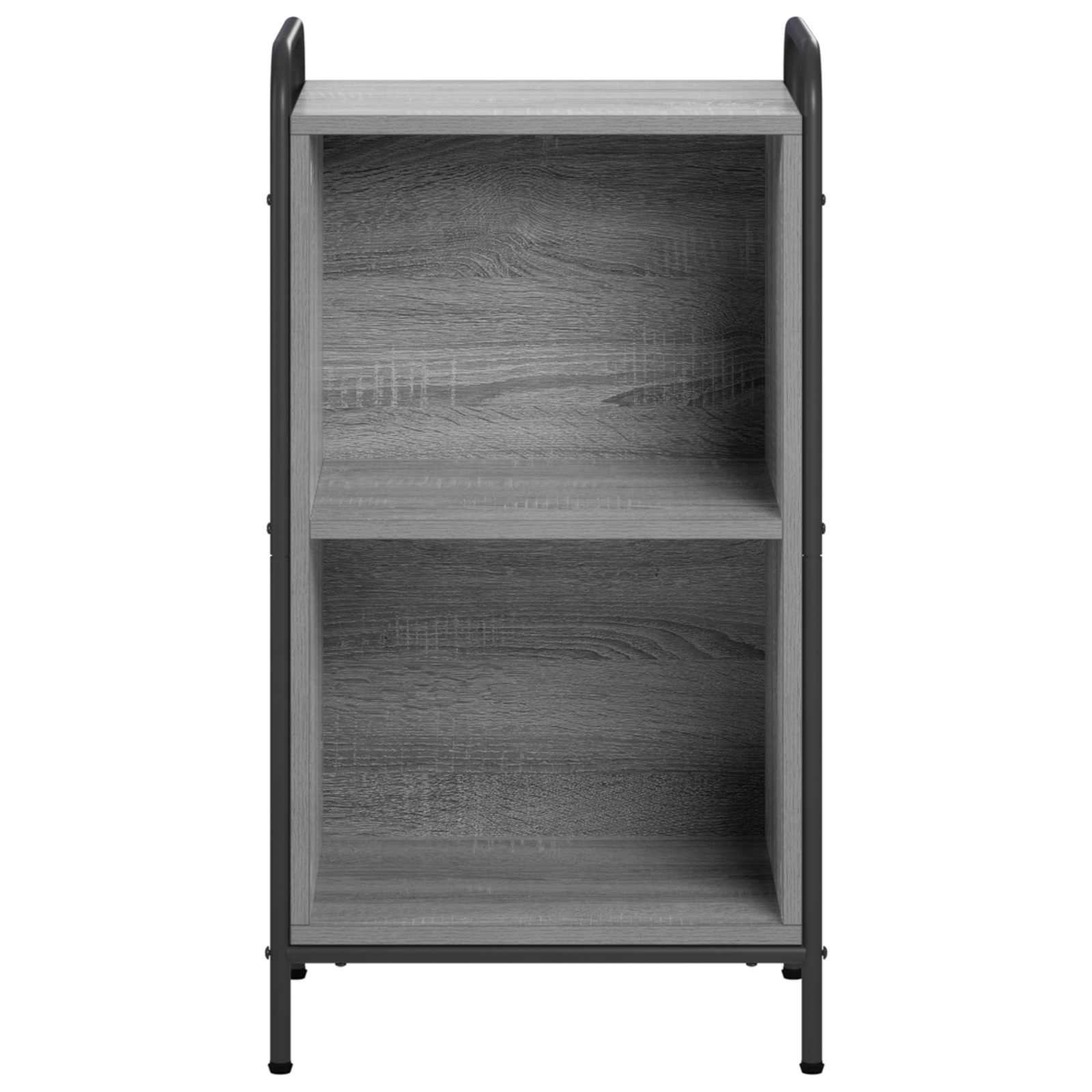 vidaXL - Boekenkast - 55,5 - x - 33 - x - 174 - cm - Bewerkt - hout - Grijs - Sonoma