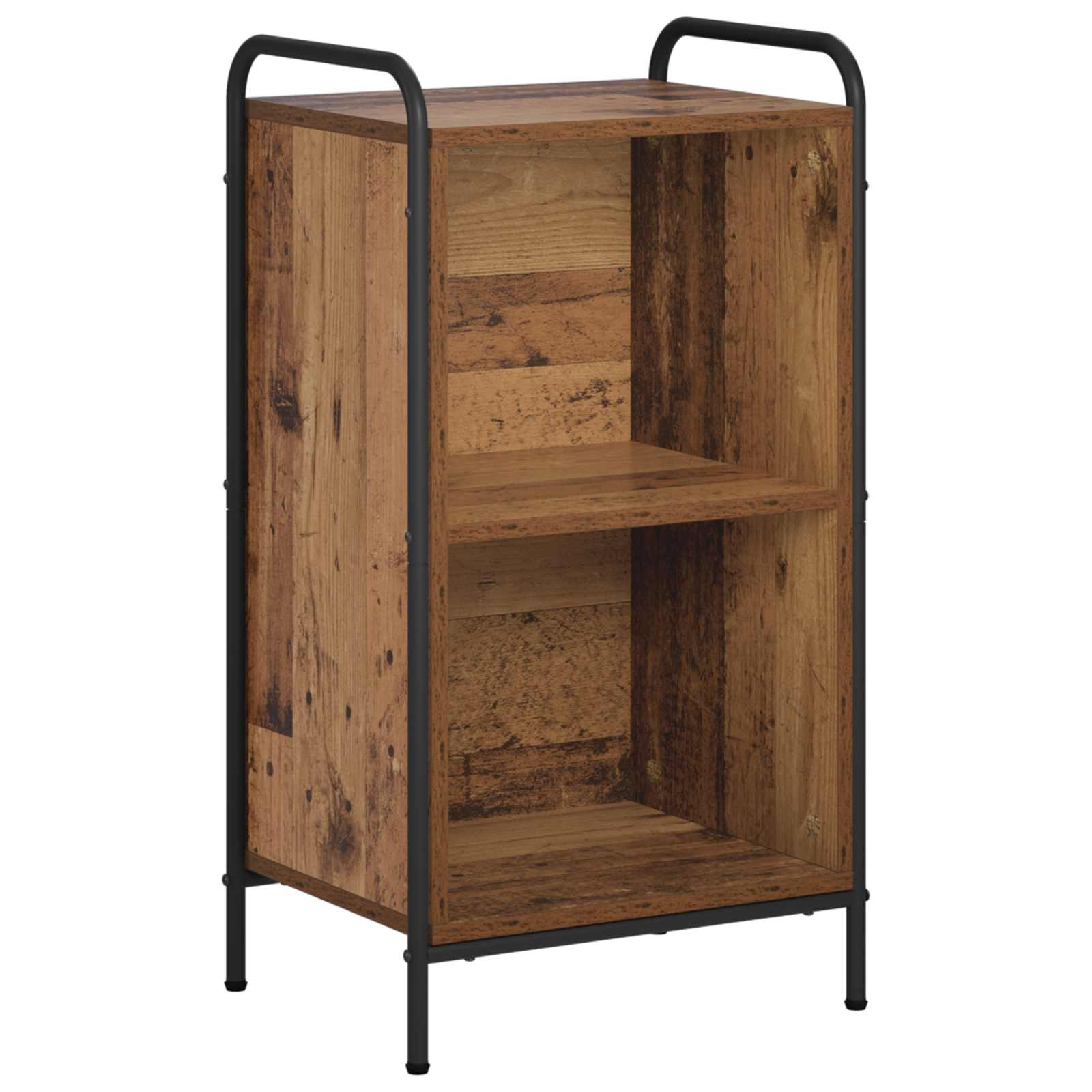 vidaXL Knihovna 55,5 x 33 x 174 cm Kompozitní dřevo Staré dřevo