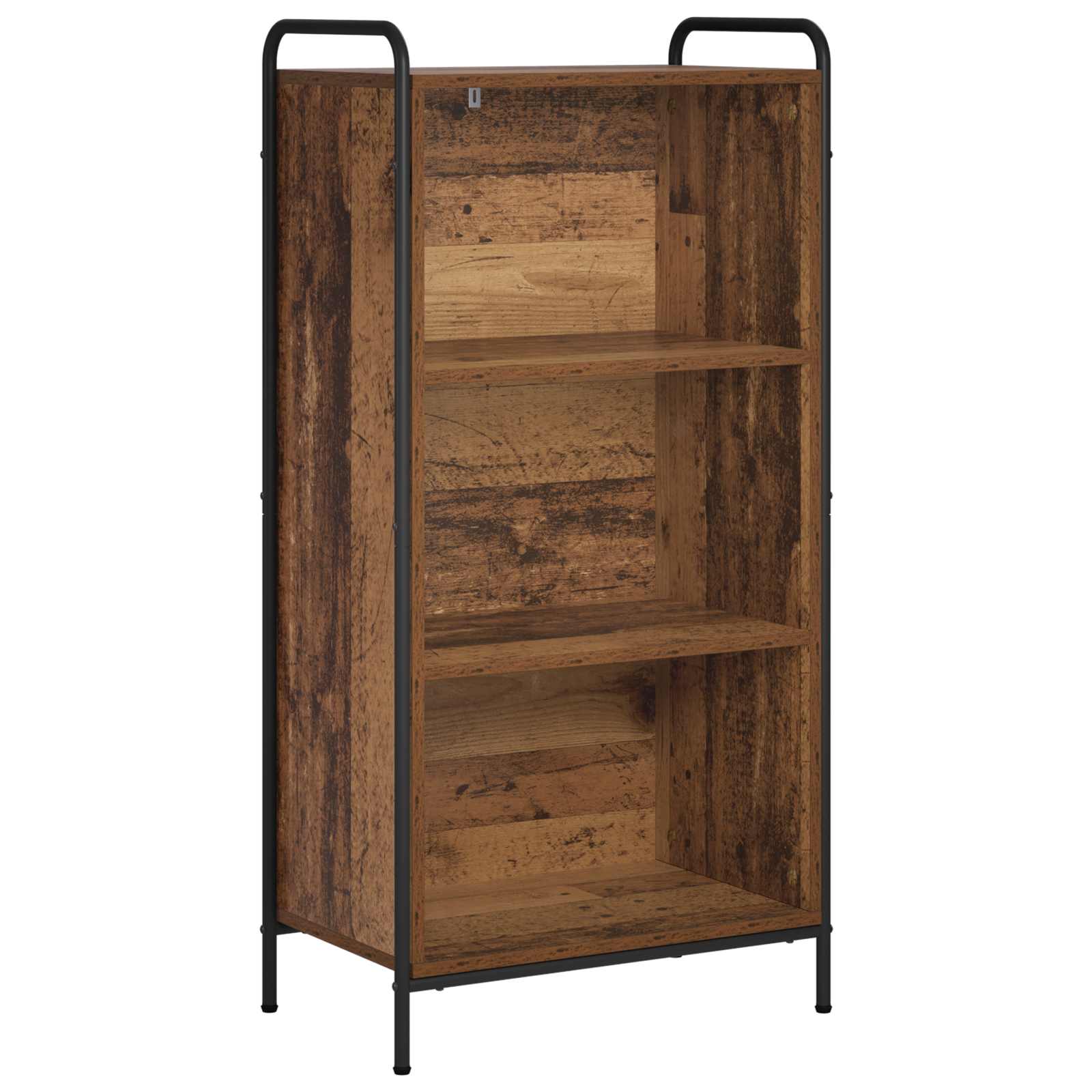 vidaXL Knihovna 55,5 x 33 x 174 cm Kompozitní dřevo Staré dřevo