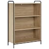 vidaXL Raamaturiiul 55,5 x 33 x 174 cm Tehispuit Sonoma tamm